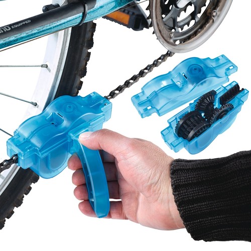 Bike chain cleaning - bike, machine