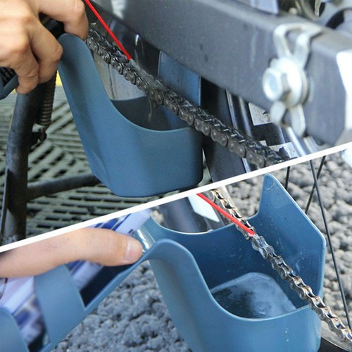 Bike chain cleaning - chain, greasy