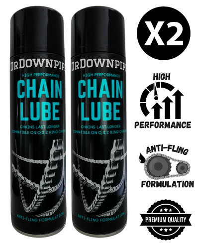 Motorbike chain lube - lube, twin
